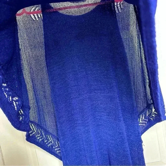 Nygard  Knit Poncho Blue Size Medium - Picture 13 of 16